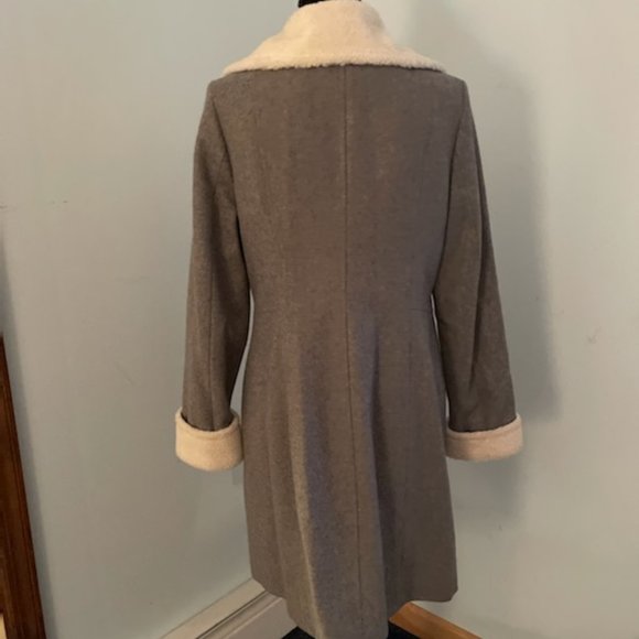 DKNY Wool Coat/NWOT/SZ 12/Grey - Picture 2 of 4